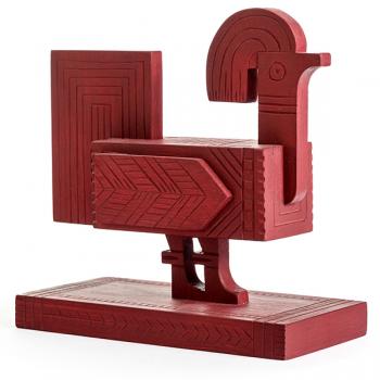 Jožka Baruch: Toy Rooster red